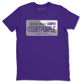 Jordan 13 Court Purple Sneaker Match Tees Jordan Plate Sneaker Tees Jordan 13 Court Purple Sneaker Release Tees Unisex Shirts