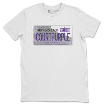 Jordan 13 Court Purple Sneaker Match Tees Jordan Plate Sneaker Tees Jordan 13 Court Purple Sneaker Release Tees Unisex Shirts