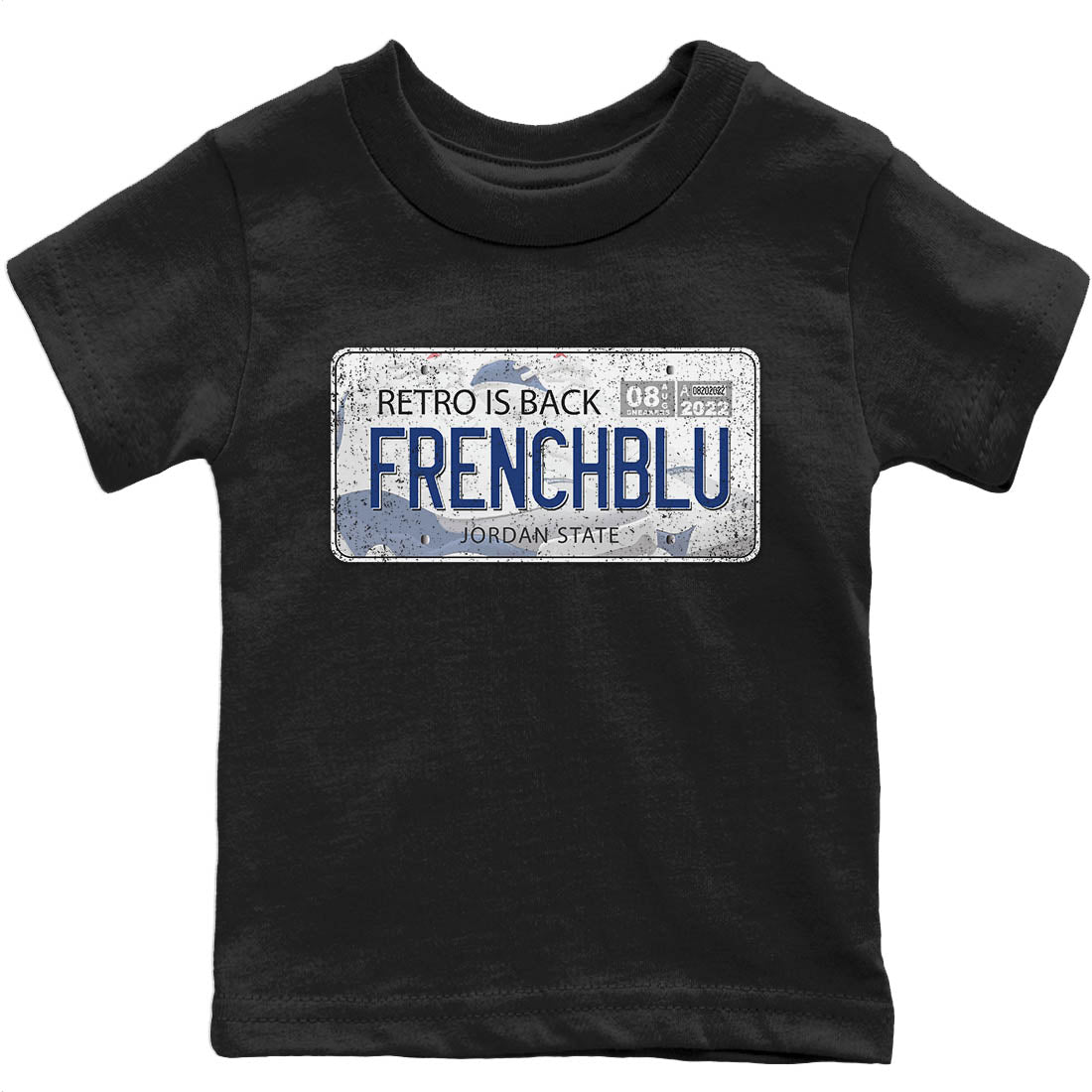 Jordan 13 French Blue Sneaker Match Tees Jordan Plate Sneaker Tees Jordan 13 French Blue Sneaker Release Tees Kids Shirts