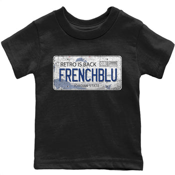Jordan 13 French Blue Sneaker Match Tees Jordan Plate Sneaker Tees Jordan 13 French Blue Sneaker Release Tees Kids Shirts