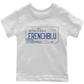 Jordan 13 French Blue Sneaker Match Tees Jordan Plate Sneaker Tees Jordan 13 French Blue Sneaker Release Tees Kids Shirts