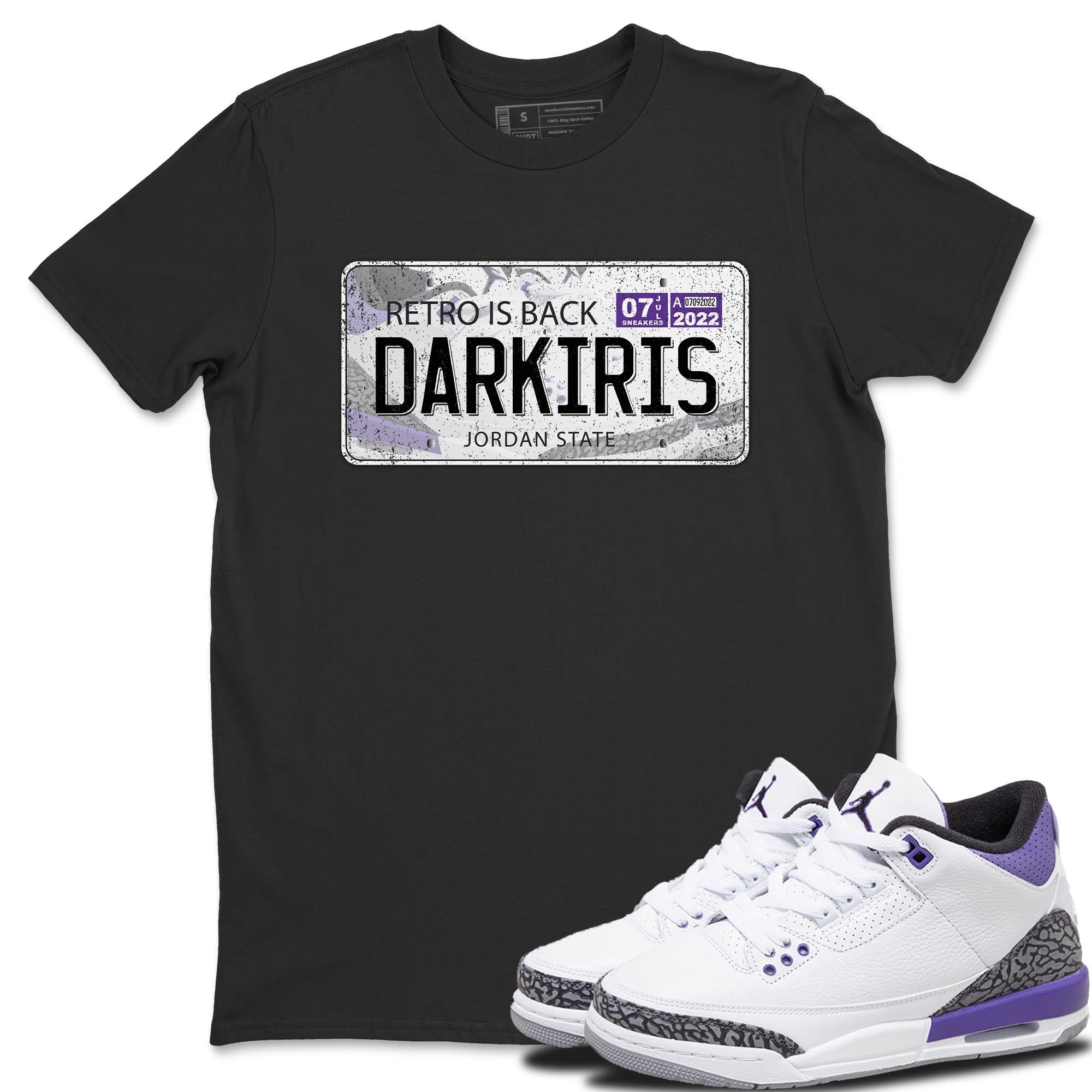 Jordan 3 Dark Iris Sneaker Match Tees Jordan Plate Sneaker Tees Jordan 3 Dark Iris Sneaker Release Tees Unisex Shirts