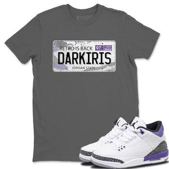Jordan 3 Dark Iris Sneaker Match Tees Jordan Plate Sneaker Tees Jordan 3 Dark Iris Sneaker Release Tees Unisex Shirts