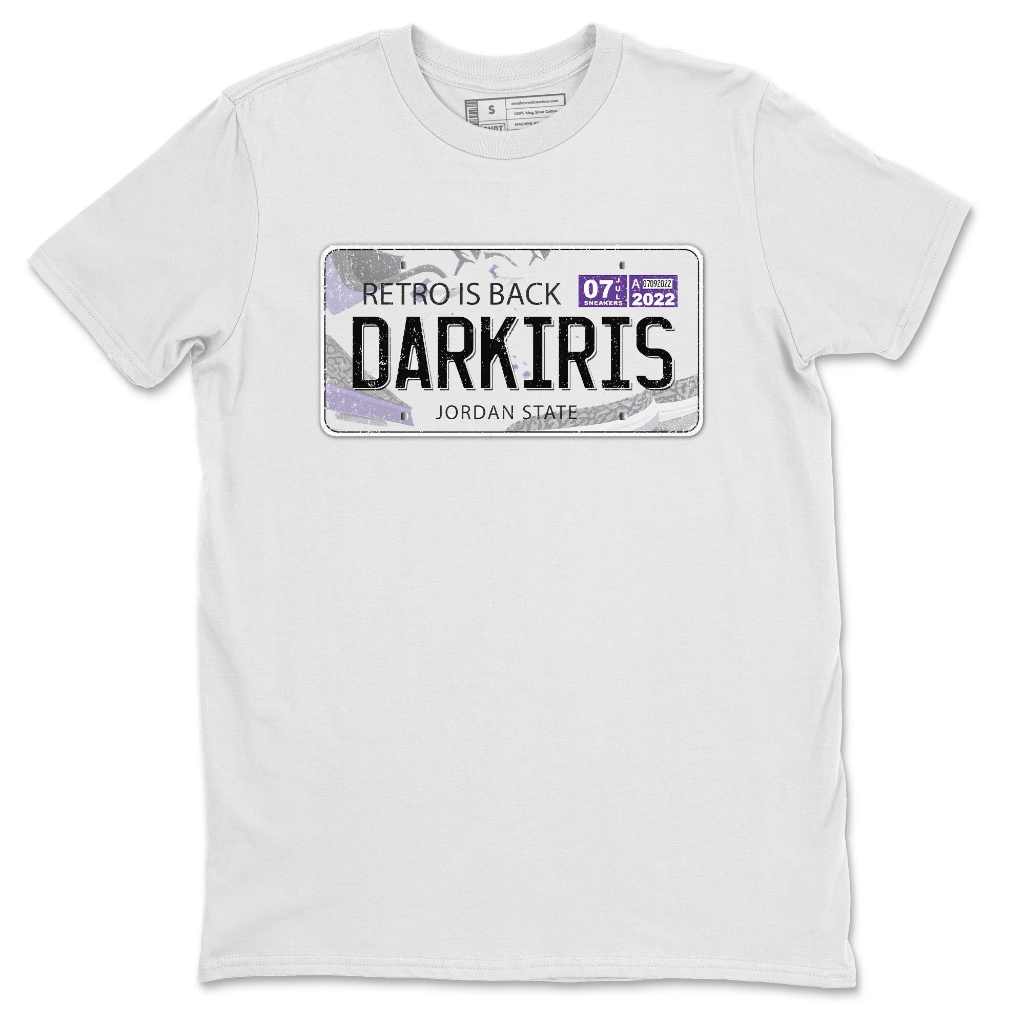 Jordan 3 Dark Iris Sneaker Match Tees Jordan Plate Sneaker Tees Jordan 3 Dark Iris Sneaker Release Tees Unisex Shirts