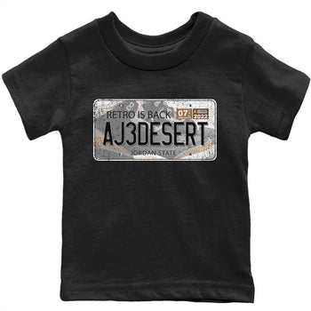 Jordan 3 Desert Elephant Sneaker Match Tees Jordan Plate Sneaker Tees Jordan 3 Desert Elephant Sneaker Release Tees Kids Shirts