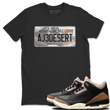 Jordan 3 Desert Elephant Sneaker Match Tees Jordan Plate Sneaker Tees Jordan 3 Desert Elephant Sneaker Release Tees Unisex Shirts