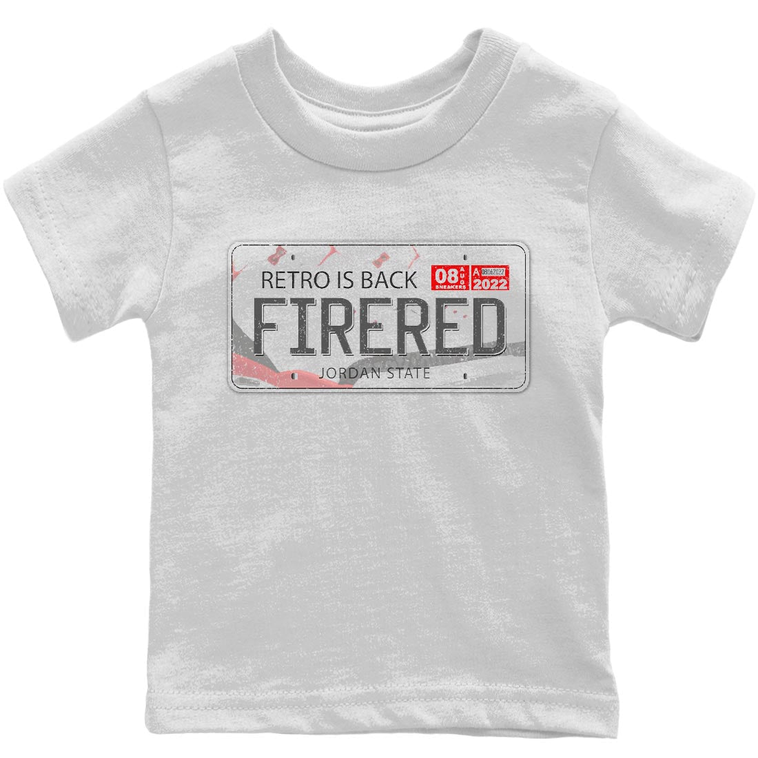 Jordan 3 Fire Red Sneaker Match Tees Jordan Plate Sneaker Tees Jordan 3 Fire Red Sneaker Release Tees Kids Shirts