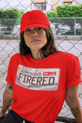 Jordan 3 Fire Red Sneaker Match Tees Jordan Plate Sneaker Tees Jordan 3 Fire Red Sneaker Release Tees Unisex Shirts