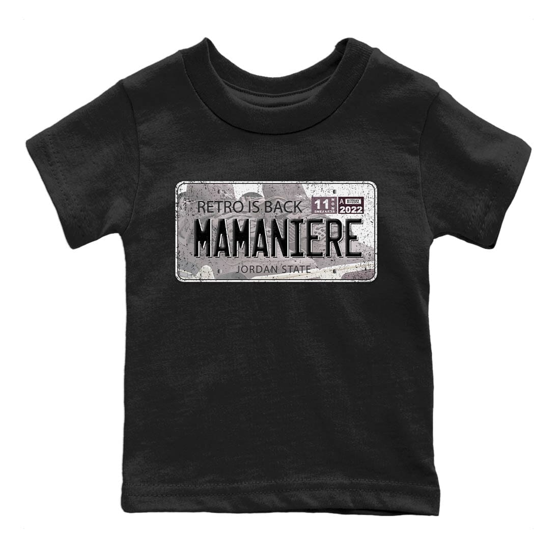 Jordan 4 A Ma Maniere Sneaker Match Tees Jordan Plate Sneaker Tees Jordan 4 A Ma Maniere Sneaker Release Tees Kids Shirts