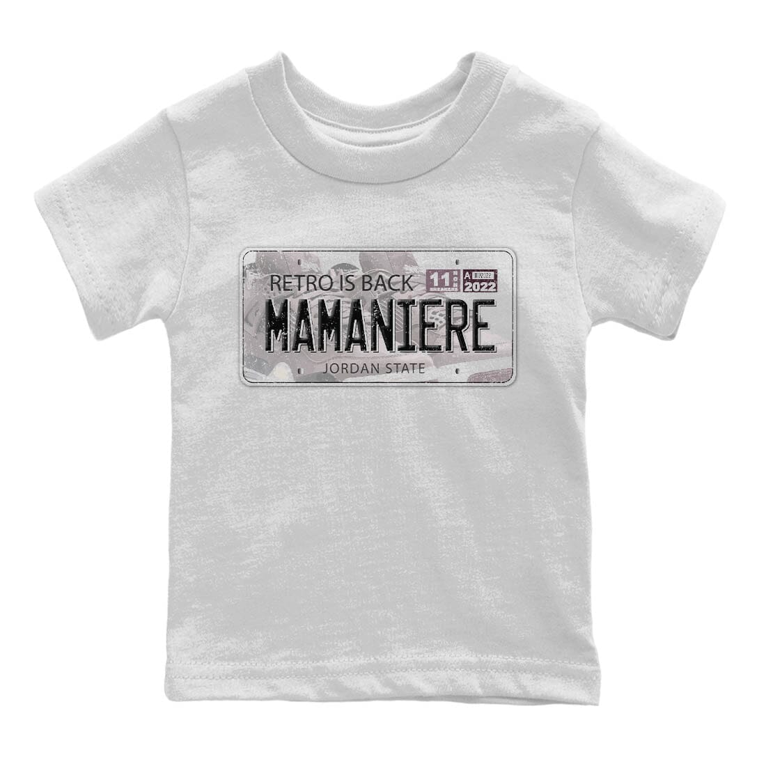 Jordan 4 A Ma Maniere Sneaker Match Tees Jordan Plate Sneaker Tees Jordan 4 A Ma Maniere Sneaker Release Tees Kids Shirts