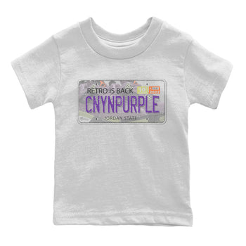 Jordan 4 Canyon Purple Sneaker Match Tees Jordan Plate Sneaker Tees Jordan 4 Canyon Purple Sneaker Release Tees Kids Shirts