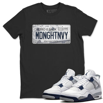 Jordan 4 Midnight Navy Sneaker Match Tees Jordan Plate Sneaker Tees Jordan 4 Midnight Navy Sneaker Release Tees Unisex Shirts