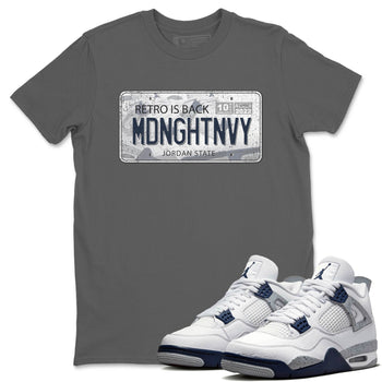 Jordan 4 Midnight Navy Sneaker Match Tees Jordan Plate Sneaker Tees Jordan 4 Midnight Navy Sneaker Release Tees Unisex Shirts