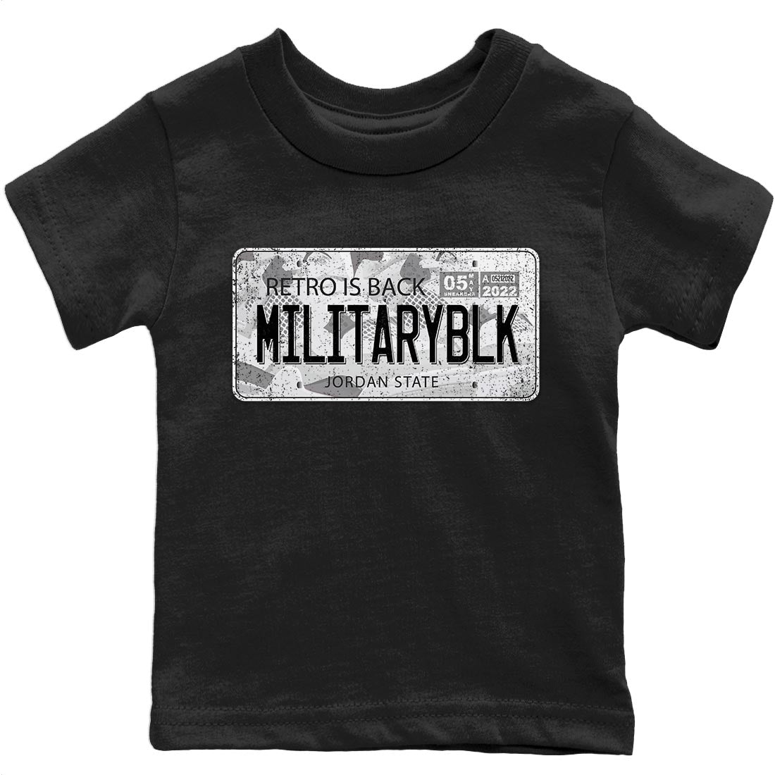 Jordan 4 Military Black Sneaker Match Tees Jordan Plate Sneaker Tees Jordan 4 Military Black Sneaker Release Tees Kids Shirts