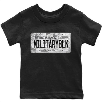 Jordan 4 Military Black Sneaker Match Tees Jordan Plate Sneaker Tees Jordan 4 Military Black Sneaker Release Tees Kids Shirts
