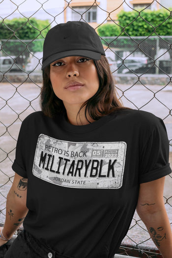 Jordan 4 Military Black Sneaker Match Tees Jordan Plate Sneaker Tees Jordan 4 Military Black Sneaker Release Tees Unisex Shirts