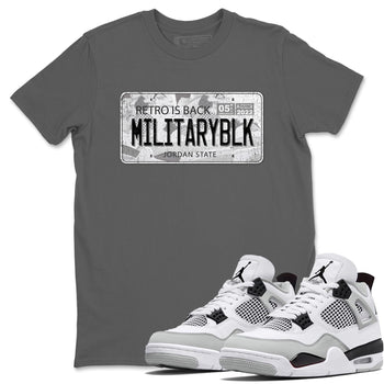 Jordan 4 Military Black Sneaker Match Tees Jordan Plate Sneaker Tees Jordan 4 Military Black Sneaker Release Tees Unisex Shirts