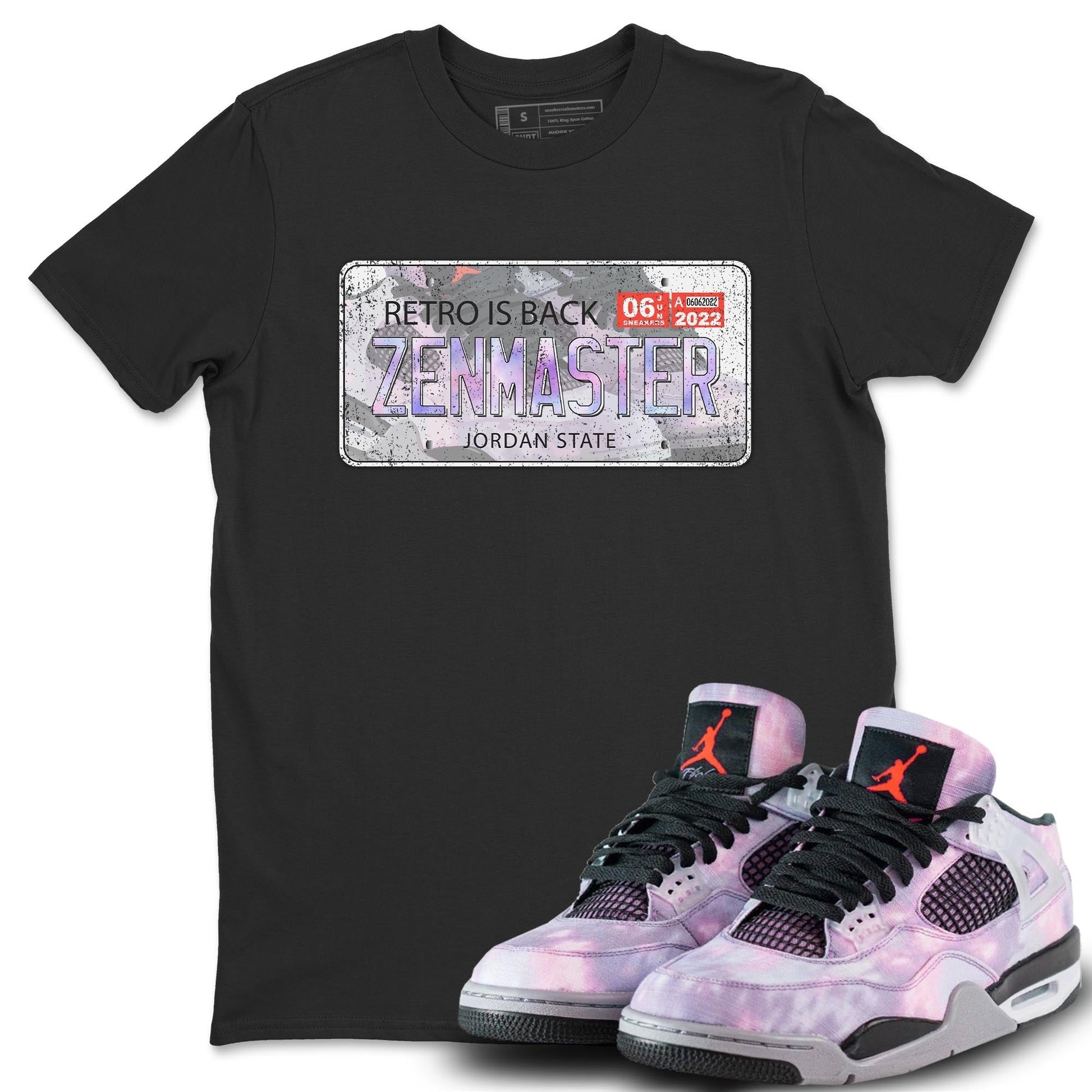 Jordan 4 Zen Master Sneaker Match Tees Jordan Plate Sneaker Tees Jordan 4 Zen Master Sneaker Release Tees Unisex Shirts