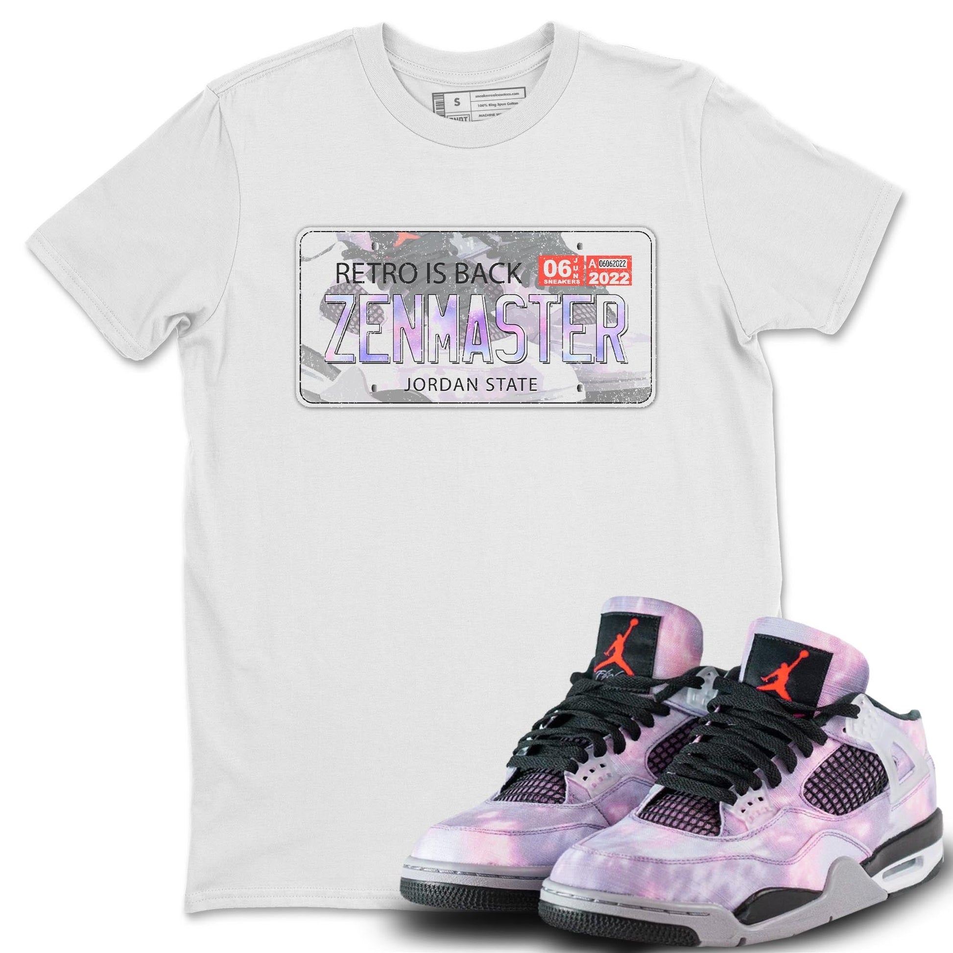 Jordan 4 Zen Master Sneaker Match Tees Jordan Plate Sneaker Tees Jordan 4 Zen Master Sneaker Release Tees Unisex Shirts