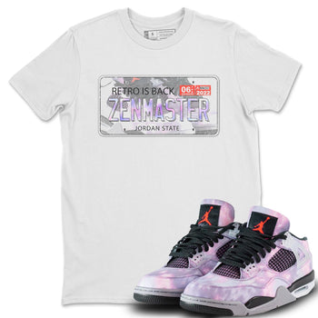 Jordan 4 Zen Master Sneaker Match Tees Jordan Plate Sneaker Tees Jordan 4 Zen Master Sneaker Release Tees Unisex Shirts
