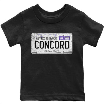 Jordan 5 Concord Sneaker Match Tees Jordan Plate Sneaker Tees Jordan 5 Concord Sneaker Release Tees Kids Shirts