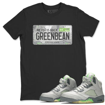 Jordan 5 Green Bean Sneaker Match Tees Jordan Plate Sneaker Tees Jordan 5 Green Bean Sneaker Release Tees Unisex Shirts