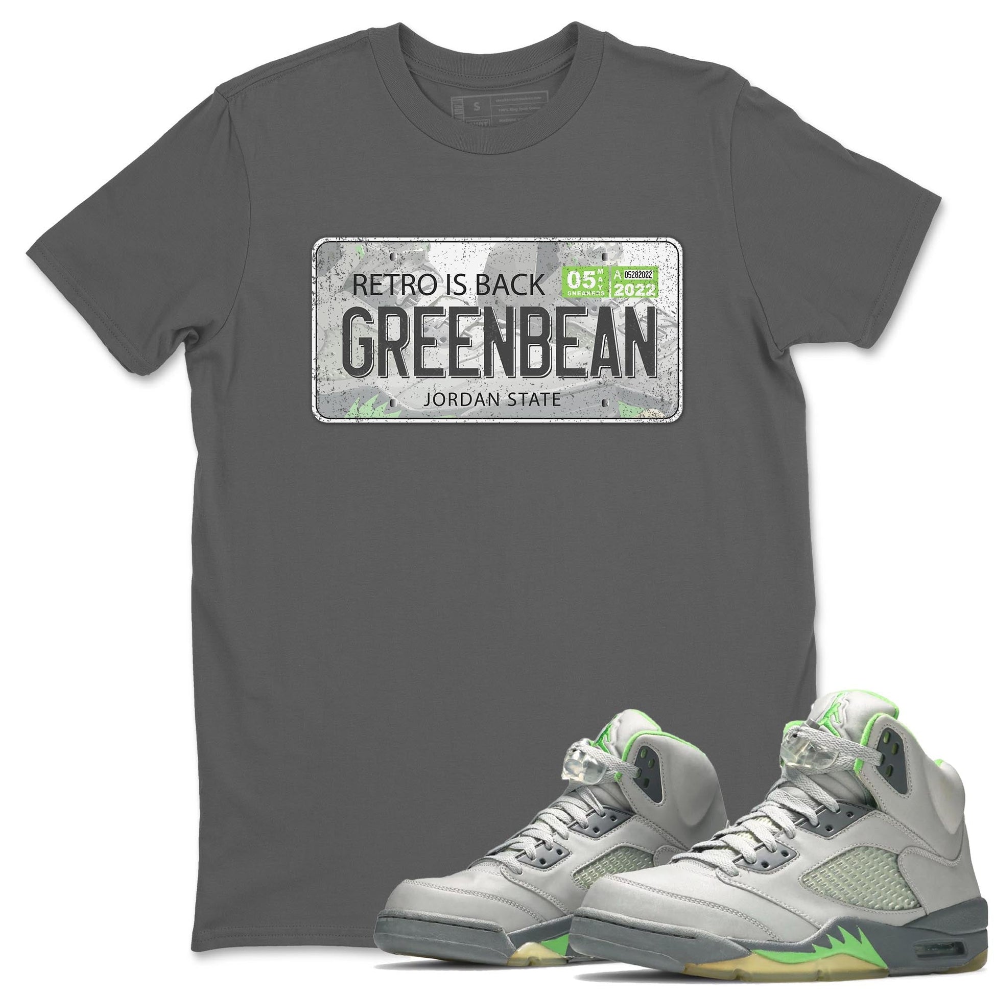 Jordan 5 Green Bean Sneaker Match Tees Jordan Plate Sneaker Tees Jordan 5 Green Bean Sneaker Release Tees Unisex Shirts