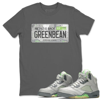 Jordan 5 Green Bean Sneaker Match Tees Jordan Plate Sneaker Tees Jordan 5 Green Bean Sneaker Release Tees Unisex Shirts