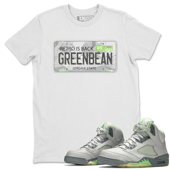 Jordan 5 Green Bean Sneaker Match Tees Jordan Plate Sneaker Tees Jordan 5 Green Bean Sneaker Release Tees Unisex Shirts