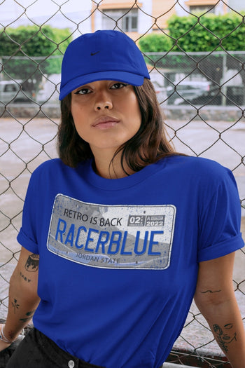 Jordan 5 Racer Blue Sneaker Match Tees Jordan Plate Sneaker Tees Jordan 5 Racer Blue Sneaker Release Tees Unisex Shirts
