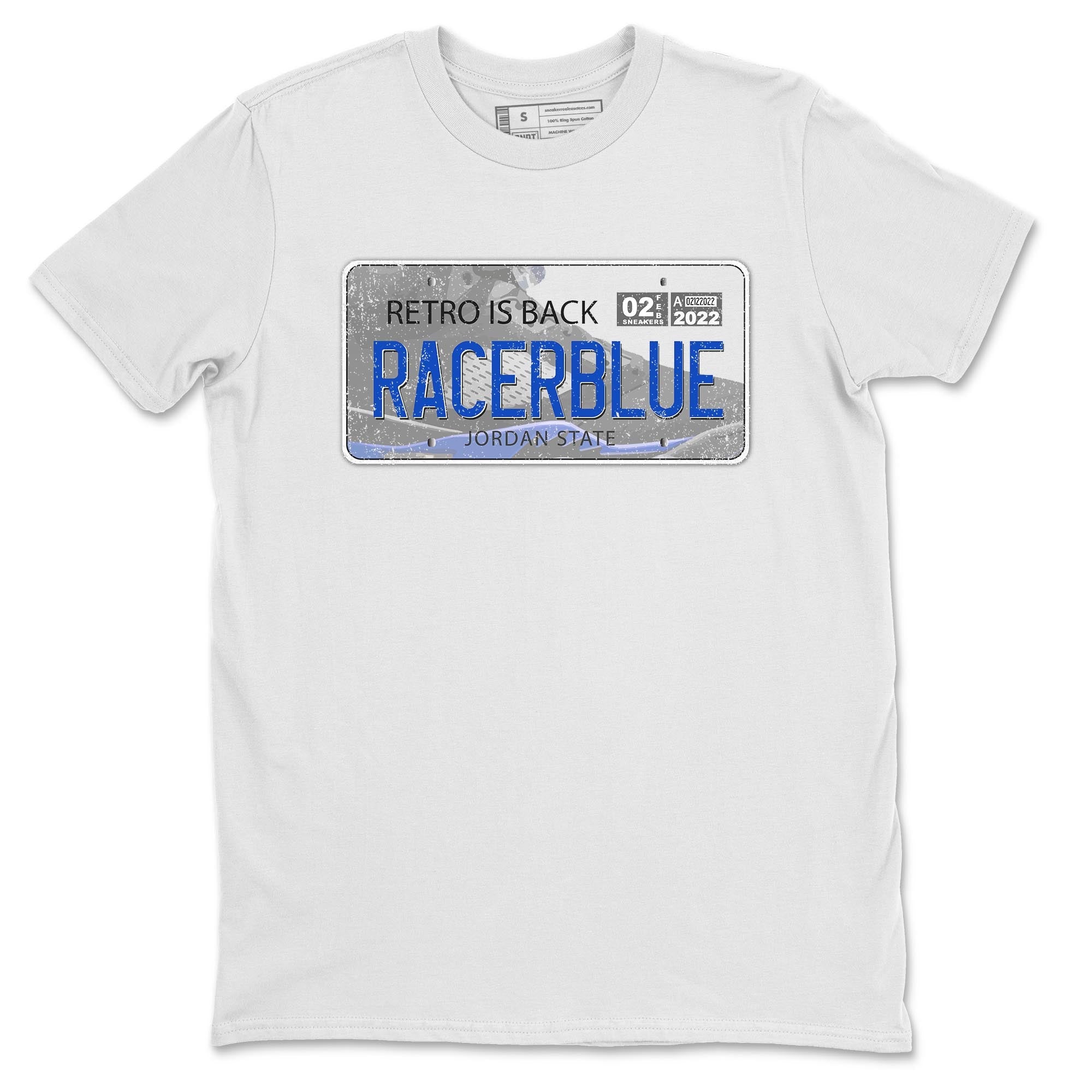 Jordan 5 Racer Blue Sneaker Match Tees Jordan Plate Sneaker Tees Jordan 5 Racer Blue Sneaker Release Tees Unisex Shirts