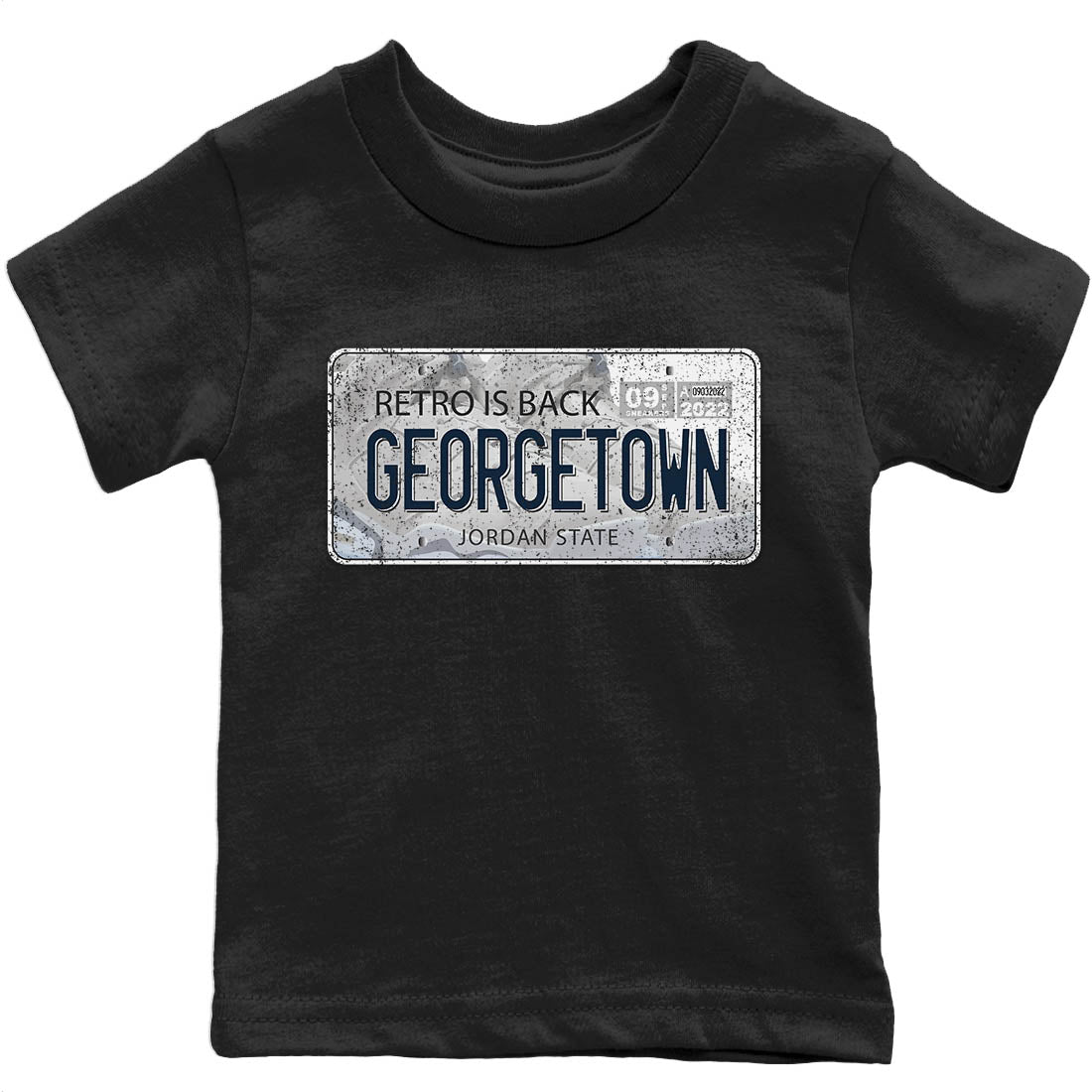 Jordan 6 Georgetown Sneaker Match Tees Jordan Plate Sneaker Tees Jordan 6 Georgetown Sneaker Release Tees Kids Shirts