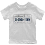 Jordan 6 Georgetown Sneaker Match Tees Jordan Plate Sneaker Tees Jordan 6 Georgetown Sneaker Release Tees Kids Shirts