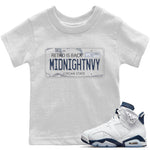 Jordan 6 Midnight Navy Sneaker Match Tees Jordan Plate Sneaker Tees Jordan 6 Midnight Navy Sneaker Release Tees Kids Shirts