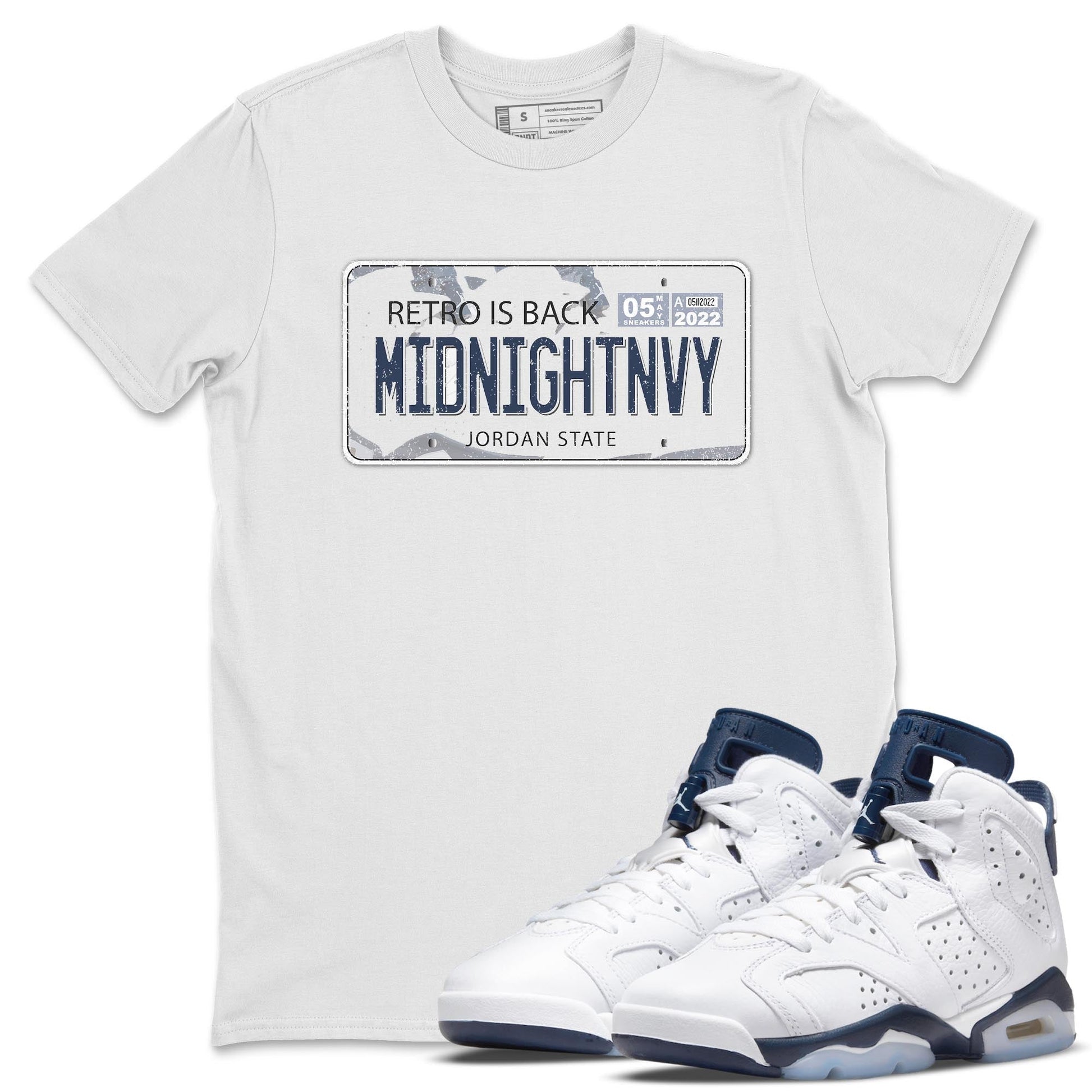Jordan 6 Midnight Navy Sneaker Match Tees Jordan Plate Sneaker Tees Jordan 6 Midnight Navy Sneaker Release Tees Unisex Shirts