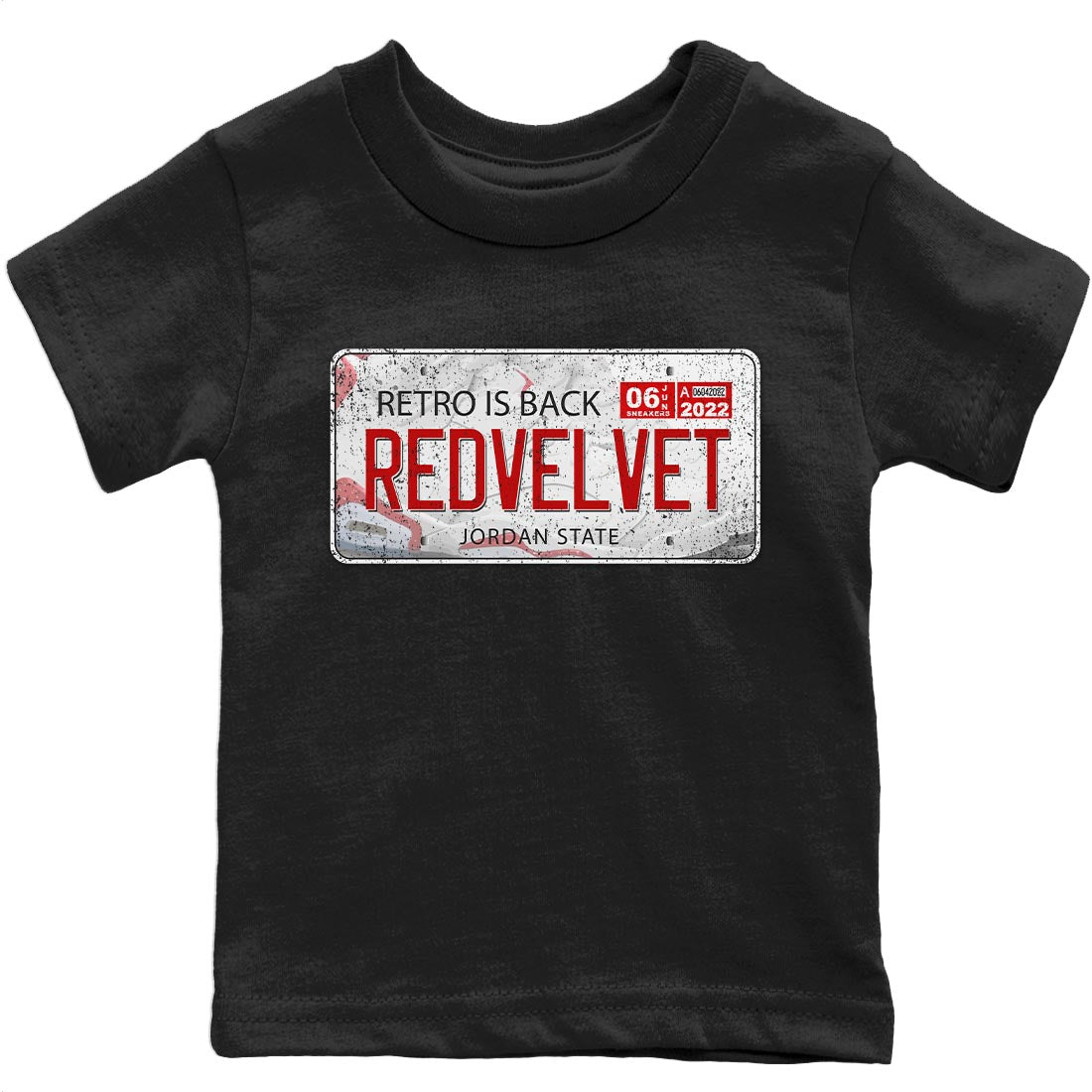 Jordan 6 Red Velvet Cookies Sneaker Match Tees Jordan Plate Sneaker Tees Jordan 6 Red Velvet Cookies Sneaker Release Tees Kids Shirts