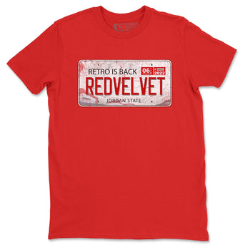 Jordan 6 Red Velvet Cookies Sneaker Match Tees Jordan Plate Sneaker Tees Jordan 6 Red Velvet Cookies Sneaker Release Tees Unisex Shirts