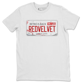 Jordan 6 Red Velvet Cookies Sneaker Match Tees Jordan Plate Sneaker Tees Jordan 6 Red Velvet Cookies Sneaker Release Tees Unisex Shirts