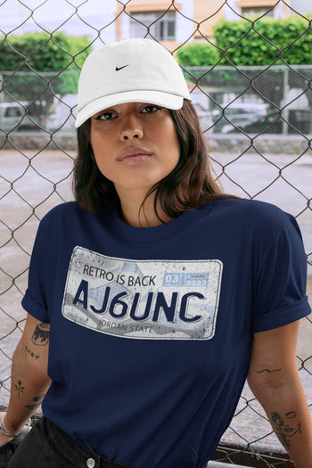 Jordan 6 UNC Sneaker Match Tees Jordan Plate Sneaker Tees Jordan 6 UNC Sneaker Release Tees Unisex Shirts