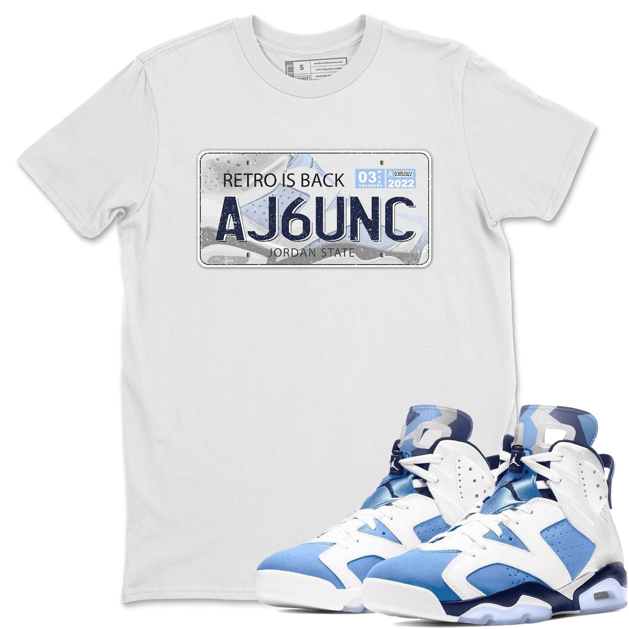 jordan 6 unc shirt
