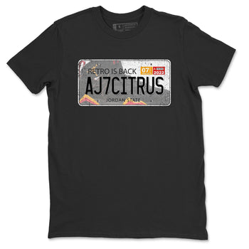 Jordan 7 Citrus Sneaker Match Tees Jordan Plate Sneaker Tees Jordan 7 Citrus Sneaker Release Tees Unisex Shirts