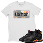 Jordan 7 Citrus Sneaker Match Tees Jordan Plate Sneaker Tees Jordan 7 Citrus Sneaker Release Tees Unisex Shirts