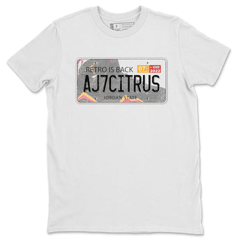 Jordan 7 Citrus Sneaker Match Tees Jordan Plate Sneaker Tees Jordan 7 Citrus Sneaker Release Tees Unisex Shirts