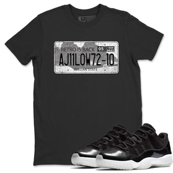 Jordan 11 72-10 Sneaker Match Tees Jordan Plate Sneaker Tees Jordan 11 72-10 Sneaker Release Tees Unisex Shirts