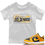 Dunk Championship Goldenrod Sneaker Match Tees Jordan Plate Sneaker Tees Dunk Championship Goldenrod Sneaker Release Tees Kids Shirts