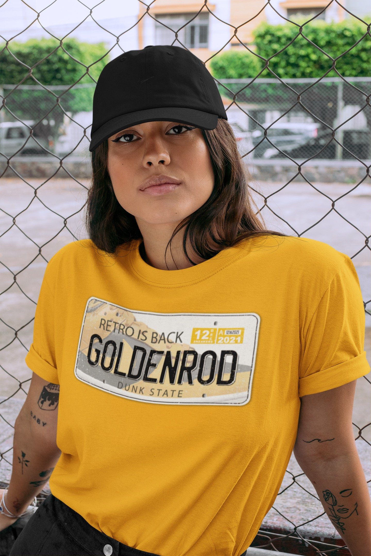 Dunk Championship Goldenrod Sneaker Match Tees Jordan Plate Sneaker Tees Dunk Championship Goldenrod Sneaker Release Tees Unisex Shirts