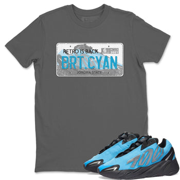 Yeezy 700 Bright Cyan Sneaker Match Tees Jordan Plate Sneaker Tees Yeezy 700 Bright Cyan Sneaker Release Tees Unisex Shirts