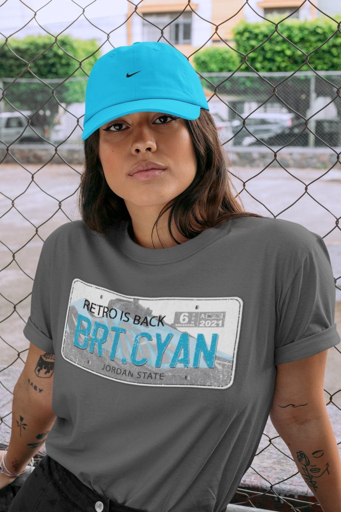Yeezy 700 Bright Cyan Sneaker Match Tees Jordan Plate Sneaker Tees Yeezy 700 Bright Cyan Sneaker Release Tees Unisex Shirts
