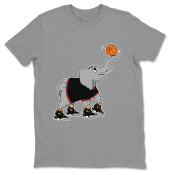 Jordan 3 Black Gold Sneaker Match Tees Juggling Elephant Sneaker Tees Jordan 3 Black Gold Sneaker Release Tees Unisex Shirts