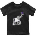 Jordan 3 Dark Iris Sneaker Match Tees Juggling Elephant Sneaker Tees Jordan 3 Dark Iris Sneaker Release Tees Kids Shirts